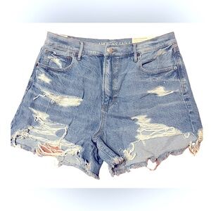 NWT American Eagle Highest Rise 90s Boyfriend Denim Short